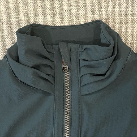 Lululemon Define Jacket Special Edition In Teal Shadow Size 8 - Picture 9 of 12